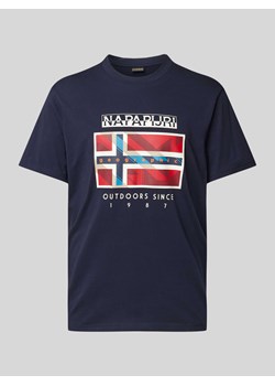 T-shirt z okrągłym dekoltem model 'BIG FLAG’ ze sklepu Peek&Cloppenburg  w kategorii T-shirty męskie - zdjęcie 173629148