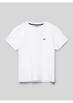 T-shirt z naszywką z logo ze sklepu Peek&Cloppenburg  w kategorii T-shirty chłopięce - zdjęcie 173629207