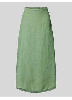 Spódnica lniana z elastycznym pasem ze sklepu Peek&Cloppenburg  w kategorii Spódnice - zdjęcie 173629225