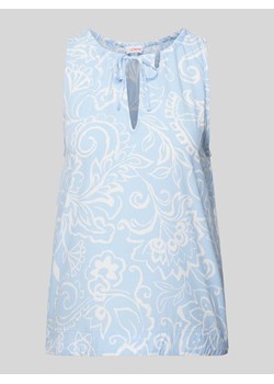 Bluzka z wiskozy z marszczeniem ze sklepu Peek&Cloppenburg  w kategorii Bluzki damskie - zdjęcie 173629267