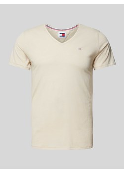 T-shirt z wyhaftowanym logo ze sklepu Peek&Cloppenburg  w kategorii T-shirty męskie - zdjęcie 173629269