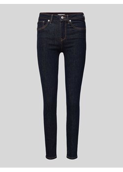 Jeansy o kroju skinny fit z zapięciem na guzik ze sklepu Peek&Cloppenburg  w kategorii Jeansy damskie - zdjęcie 173629295