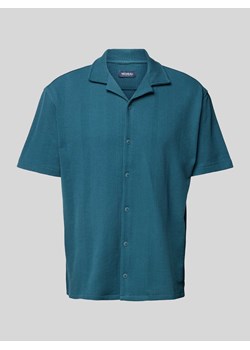 Koszula casualowa o kroju regular fit z kołnierzem z połami ze sklepu Peek&Cloppenburg  w kategorii Koszule męskie - zdjęcie 173629437