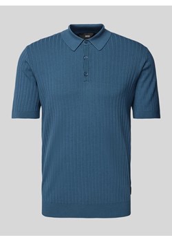 Koszulka polo o kroju slim fit z listwą guzikową model ‘NUPE’ ze sklepu Peek&Cloppenburg  w kategorii T-shirty męskie - zdjęcie 173629546