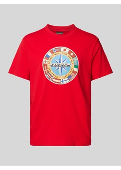 T-shirt z okrągłym dekoltem model 'BIG FLAG’ ze sklepu Peek&Cloppenburg  w kategorii T-shirty męskie - zdjęcie 173629547