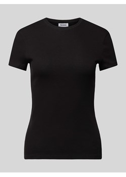 T-shirt z efektem prążkowania ze sklepu Peek&Cloppenburg  w kategorii Bluzki damskie - zdjęcie 173629619