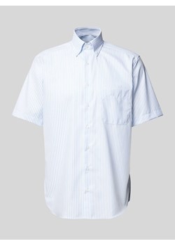 Koszula biznesowa o kroju comfort fit z rękawem o dł. 1/2 ze sklepu Peek&Cloppenburg  w kategorii Koszule męskie - zdjęcie 173629706