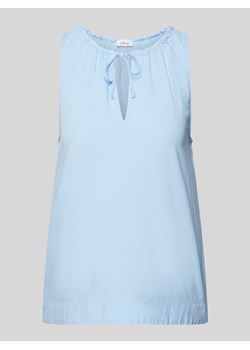 Bluzka z wiskozy z marszczeniem ze sklepu Peek&Cloppenburg  w kategorii Bluzki damskie - zdjęcie 173629769