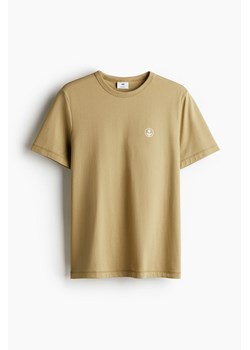 H & M - T-shirt COOLMAX Regular Fit - Zielony ze sklepu H&M w kategorii T-shirty męskie - zdjęcie 173629877