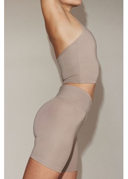 H & M - Krótkie legginsy sportowe DryMove - Brązowy ze sklepu H&M w kategorii Szorty - zdjęcie 173629889