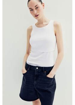 H & M - MAMA Koszulka dla karmiącej 2-pak - Biały ze sklepu H&M w kategorii Bluzki damskie - zdjęcie 173629966