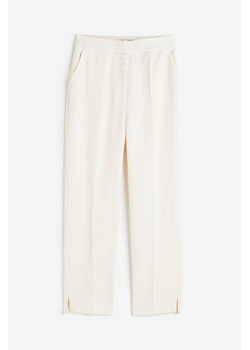 H & M - Eleganckie spodnie - Beżowy ze sklepu H&M w kategorii Spodnie damskie - zdjęcie 173629968