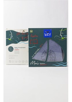 Key melanżowe bokserki z grafiką gór niebieskie MXH 776 A24 NI, Kolor niebieski melanż, Rozmiar XL, Key ze sklepu Primodo w kategorii Majtki męskie - zdjęcie 173630847