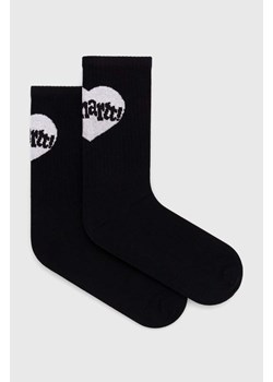 Carhartt WIP skarpetki Amour Socks męskie kolor czarny I033618.0D2XX ze sklepu PRM w kategorii Skarpetki męskie - zdjęcie 173631128