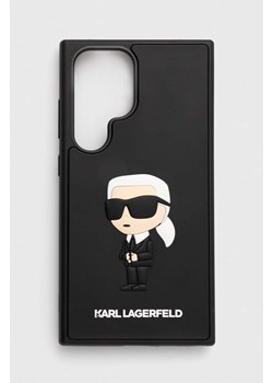 Karl Lagerfeld etui na telefon S24 Ultra S928 kolor czarny KLHCS24L3DRKINK ze sklepu ANSWEAR.com w kategorii Etui - zdjęcie 173632375