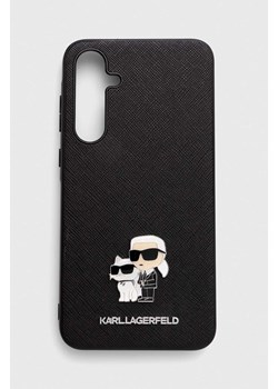 Karl Lagerfeld etui na telefon A35 A356 kolor czarny KLHCSA55SAKCNPK ze sklepu ANSWEAR.com w kategorii Etui - zdjęcie 173632378