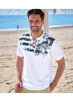 Koszulka z wiązanym dekoltem Malibu ze sklepu Atlas For Men w kategorii T-shirty męskie - zdjęcie 173633597