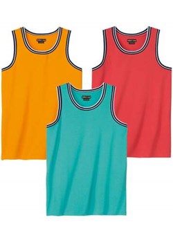 Zestaw 3 koszulek bez rękawów Beach ze sklepu Atlas For Men w kategorii T-shirty męskie - zdjęcie 173633599
