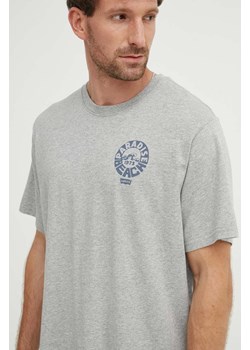 Levi&apos;s t-shirt bawełniany męski kolor szary z nadrukiem ze sklepu ANSWEAR.com w kategorii T-shirty męskie - zdjęcie 173633998