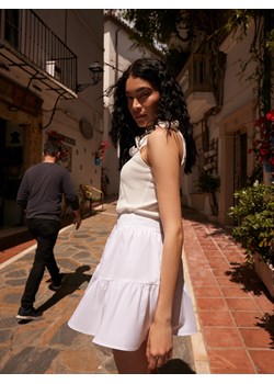 Mohito - Spódnica mini - biały ze sklepu Mohito w kategorii Spódnice - zdjęcie 173634559