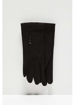Rękawiczki z ozdobnymi guzikami ze sklepu Moodo.pl w kategorii Rękawiczki damskie - zdjęcie 173635477
