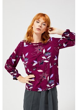 Koszula w kwiaty z wiązaniem na plecach ze sklepu Moodo.pl w kategorii Koszule damskie - zdjęcie 173635787