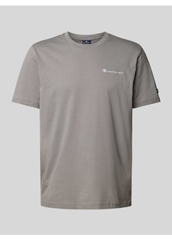 T-shirt z wyhaftowanym logo ze sklepu Peek&Cloppenburg  w kategorii T-shirty męskie - zdjęcie 173636419