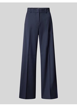 Spodnie materiałowe z szeroką nogawką w kant model ‘VISIVO’ ze sklepu Peek&Cloppenburg  w kategorii Spodnie damskie - zdjęcie 173636479