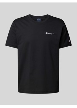 T-shirt z wyhaftowanym logo ze sklepu Peek&Cloppenburg  w kategorii T-shirty męskie - zdjęcie 173636525