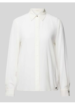 Bluzka jedwabna z wykładanym kołnierzem ze sklepu Peek&Cloppenburg  w kategorii Koszule damskie - zdjęcie 173638456