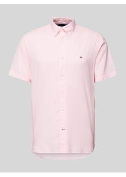 Koszula casualowa z wyhaftowanym logo model ‘GINGHAM’ ze sklepu Peek&Cloppenburg  w kategorii Koszule męskie - zdjęcie 173638469