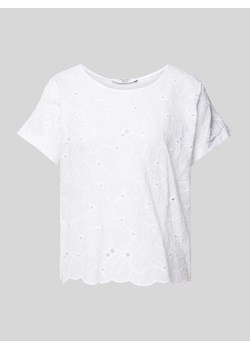 T-shirt z haftem angielskim model ‘La44rissa’ ze sklepu Peek&Cloppenburg  w kategorii Bluzki damskie - zdjęcie 173638475