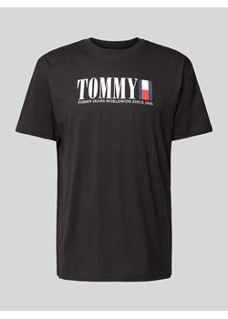 T-shirt z nadrukiem z logo ze sklepu Peek&Cloppenburg  w kategorii T-shirty męskie - zdjęcie 173638479