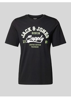 T-shirt z nadrukiem z logo ze sklepu Peek&Cloppenburg  w kategorii T-shirty męskie - zdjęcie 173638516