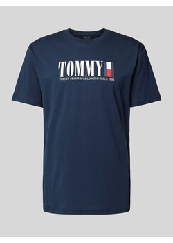 T-shirt z nadrukiem z logo ze sklepu Peek&Cloppenburg  w kategorii T-shirty męskie - zdjęcie 173638569