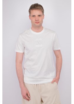 t-shirt męski armani exchange 3dztbf zj3vz biały ze sklepu Royal Shop w kategorii T-shirty męskie - zdjęcie 173639497