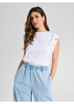 Sinsay - Koszulka - biały ze sklepu Sinsay w kategorii Bluzki damskie - zdjęcie 173640699