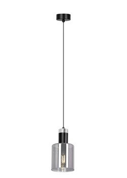 Pojedyncza lampa wisząca ze szklanym kloszem - A468-Gres ze sklepu Edinos.pl w kategorii Lampy wiszące - zdjęcie 173643287