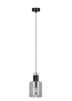 Pojedyncza lampa wisząca ze szklanym kloszem - A468-Solla ze sklepu Edinos.pl w kategorii Lampy wiszące - zdjęcie 173643287