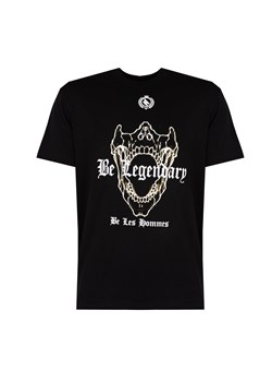 Les Hommes T-Shirt "Be Legendary" | LBT1030700P | Mężczyzna | Czarny ze sklepu ubierzsie.com w kategorii T-shirty męskie - zdjęcie 173645516