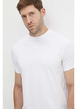 Karl Lagerfeld t-shirt męski kolor biały z nadrukiem ze sklepu ANSWEAR.com w kategorii T-shirty męskie - zdjęcie 173646156