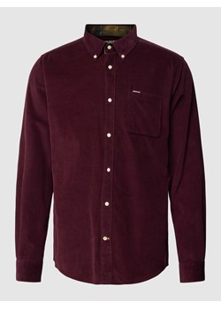 Koszula sztruksowa z kołnierzykiem typu button down model ‘Ramsey’ ze sklepu Peek&Cloppenburg  w kategorii Koszule męskie - zdjęcie 173647015