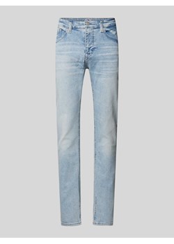 Jeansy o kroju slim tapered fit z 5 kieszeniami model ‘AUSTIN’ ze sklepu Peek&Cloppenburg  w kategorii Jeansy męskie - zdjęcie 173647099