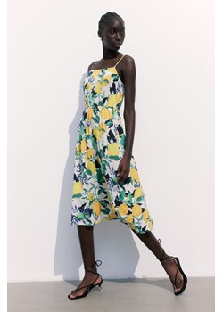 H & M - Wiskozowa sukienka na ramiączkach - Żółty ze sklepu H&M w kategorii Sukienki - zdjęcie 173647219