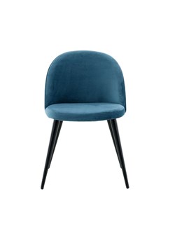 H & M - Velvet Krzesło 2 Sztuki - Niebieski ze sklepu H&M w kategorii Krzesła - zdjęcie 173647295