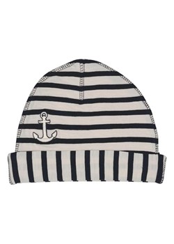 ebbe Czapka beanie &quot;Seamus&quot; w kolorze kremowo-granatowym ze sklepu Limango Polska w kategorii Czapki dziecięce - zdjęcie 173648145