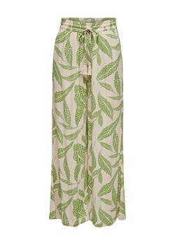JDY Spodnie w kolorze beżowo-zielonym ze sklepu Limango Polska w kategorii Spodnie damskie - zdjęcie 173648816