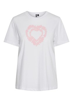 Pieces Koszulka w kolorze białym ze sklepu Limango Polska w kategorii Bluzki damskie - zdjęcie 173648875