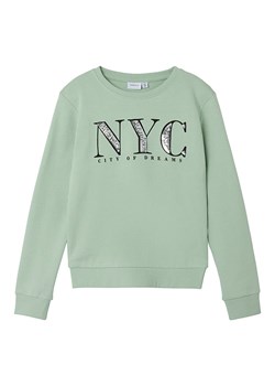 name it Bluza &quot;Histrine&quot; w kolorze zielonym ze sklepu Limango Polska w kategorii Bluzy dziewczęce - zdjęcie 173649429