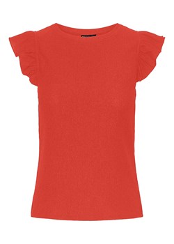 Pieces Koszulka w kolorze pomarańczowym ze sklepu Limango Polska w kategorii Bluzki damskie - zdjęcie 173649538